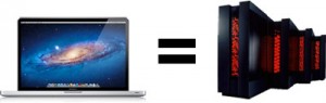 A MacBook Pro equals a Thinking Machines CM5 Supercomputer
